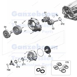 4MATIC (722.9 Integrated Transfercase, W7X700/K7X1000)